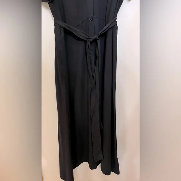Amazon Essentials Black Dress with Belt - Picture 2 of 4